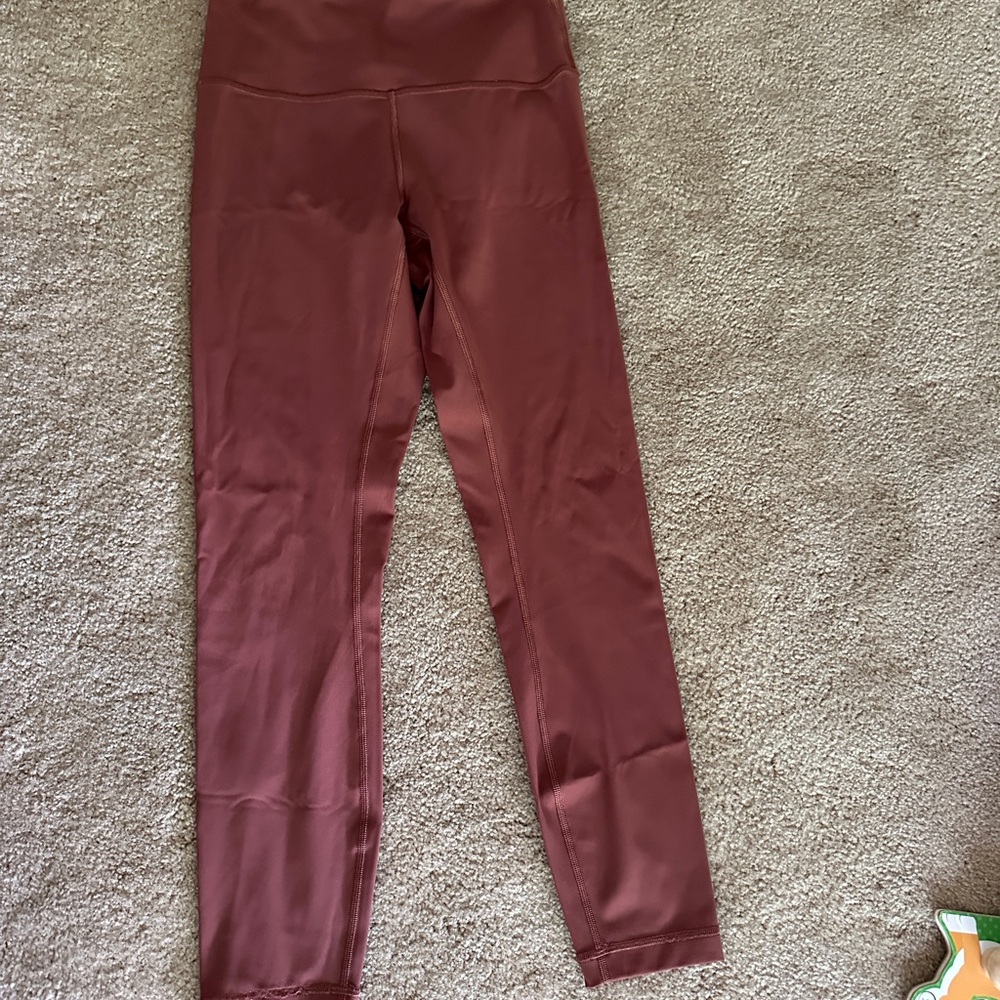 lululemon athletica Maroon Leggings